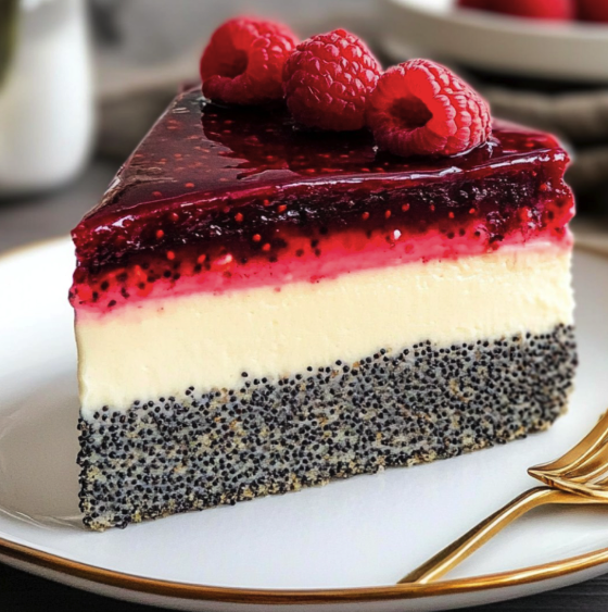 🌰 Mohntorte mit Topfen und Himbeeren 🍓 - Einfache Rezepte 🌰 Mohntorte mit Topfen und Himbeeren 🍓 - Einfache Rezepte