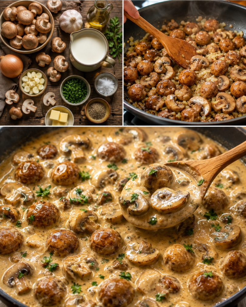 Knoblauch-Champignons in cremiger Rahmsoße – schnell und herrlich würzig