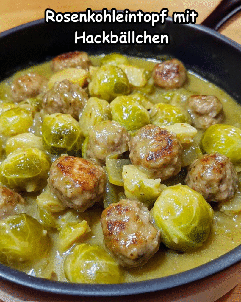 Omas Herzhafter Rosenkohleintopf mit Hackbällchen: Ein Wohlfühlrezept für kalte Tage