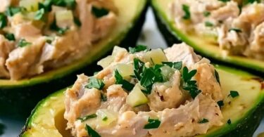 🥑🐟 Gefüllte Avocados mit Thunfisch-Rillettes – Einfach, leicht & voller Geschmack!
