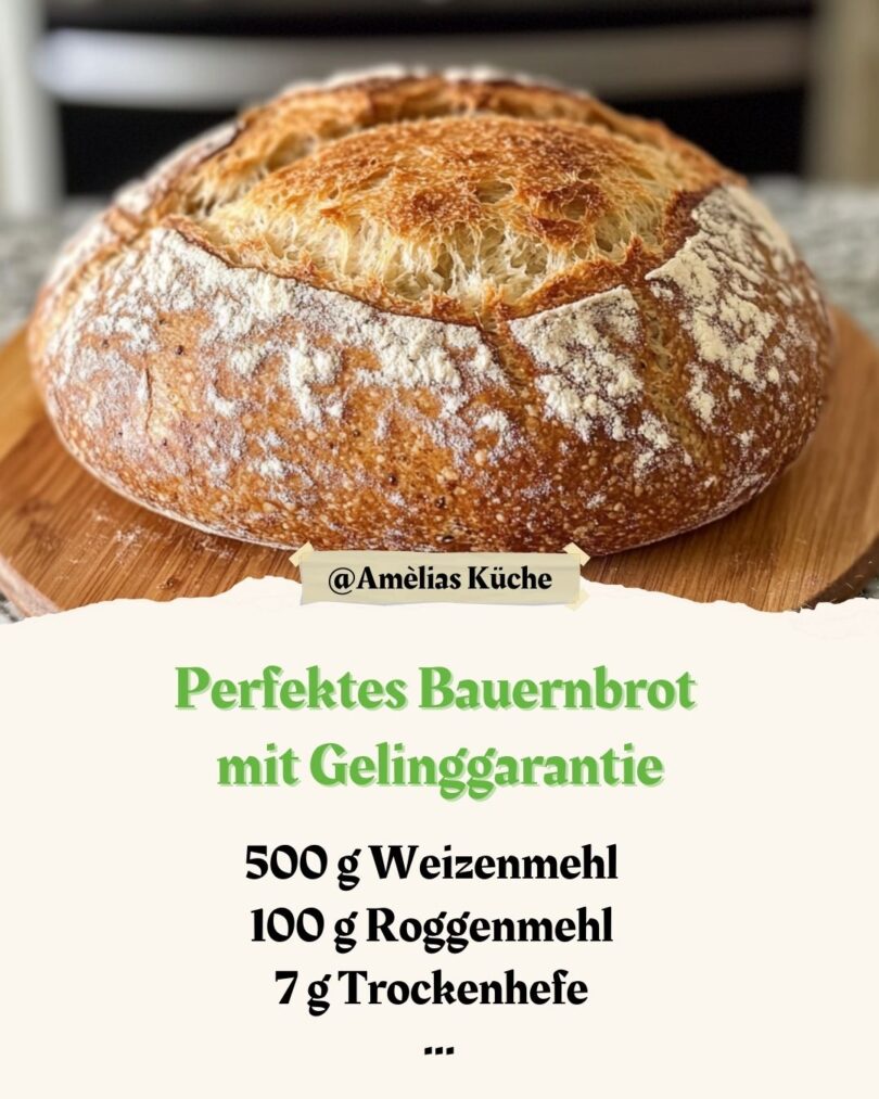 🍞 Hausgemachtes Bauernbrot – knusprig, aromatisch & mit Gelinggarantie ... 🍞 Hausgemachtes Bauernbrot – knusprig, aromatisch & mit Gelinggarantie ...
