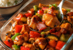 Chinesische Hähnchen-Gemüsepfanne 🍗🥦🌶️