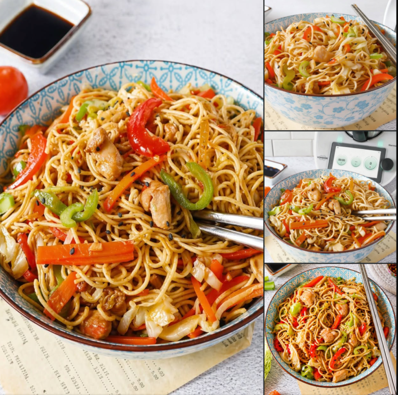 Chow Mein aus dem Thermomix – asiatischer Nudelgenuss wie vom Lieblingsrestaurant 🍜🥢