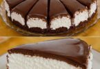 Kokos-Sahnetorte ohne Backen – in 10 Minuten vorbereitet & himmlisch lecker 😍🥥🍫