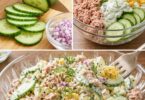 Thunfisch-Gurken-Salat – viel Protein, kaum Kalorien & in 10 Minuten fertig 🥒🐟🥗