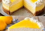 Zitronen-Joghurt-Torte ohne Backen – ein sommerlicher Traum 🍋🍰✨