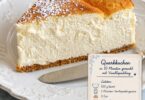 Quarkkuchen mit Vanillepudding – in 10 Minuten vorbereitet 🍰✨