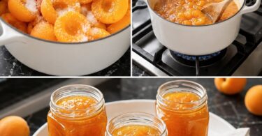 Aprikosenmarmelade nach Omas Art – fruchtig, goldgelb & voller Aroma 😍🍑