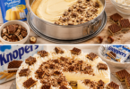 Knoppers-Vanille-Pudding-Torte – cremig, knusprig und unwiderstehlich