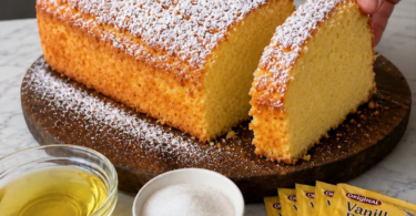Saftiger Vanillepudding-Kuchen – weich, locker und herrlich aromatisch