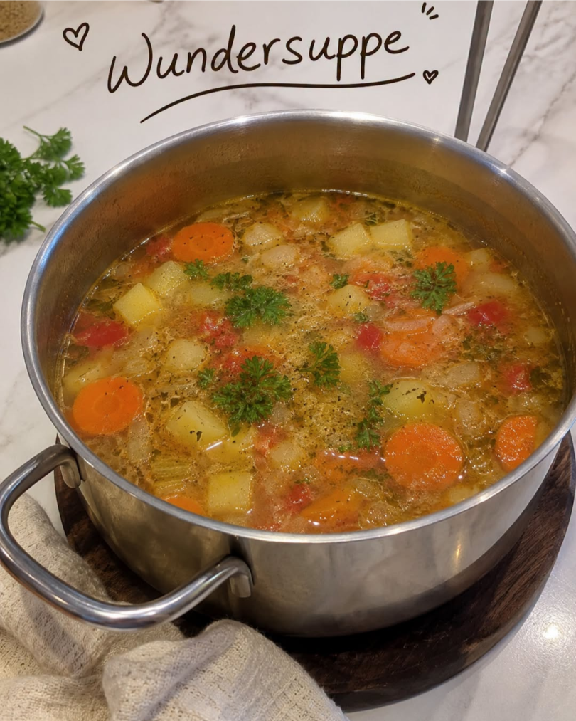 Wundersuppe mit Weißkohl und Gemüse – einfach, leicht und sättigend